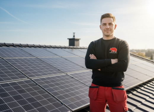 Elektrikár na fotovoltaiku
